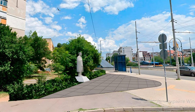 Така ще изглежда бъдещият паметник на бул. „Ген. Владимир Вазов”. Визуализация: "Сиела Норма" АД - Поставят паметник на генерал Владимир Вазов в Подуяне