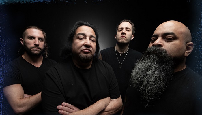 Музикантите от „Fear Factory“ - една от последните обявени групи на „Hills of Rock“. Снимка: Детайл от постера на фестивала - Три дни рок тепета в Пловдив