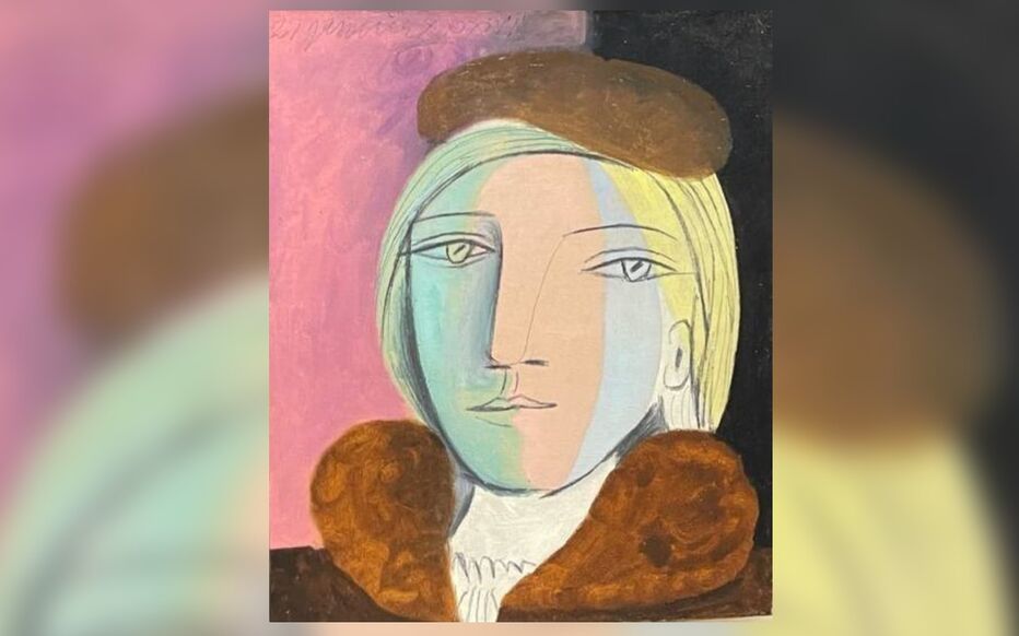 Откраднатата картина, чиято автентичност вече е потвърдена, изобразява бившата любовница на Пикасо, Мари-Терез Валтер. Снимка: Полицейско управление - Ормесон-сюр-Марн, Франция - Търсили хашиш, намерили Пикасо