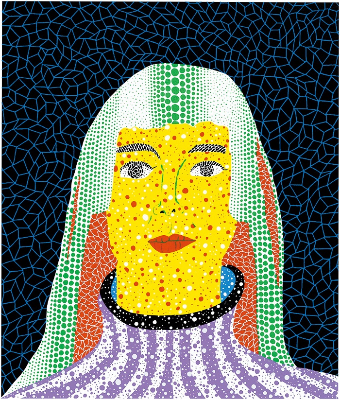 Автопортрет на Яйои Кусама. Снимка: Yayoi Kusama Inc - Почина Яйои Кусама, най-известната аутсайдерка в изкуството