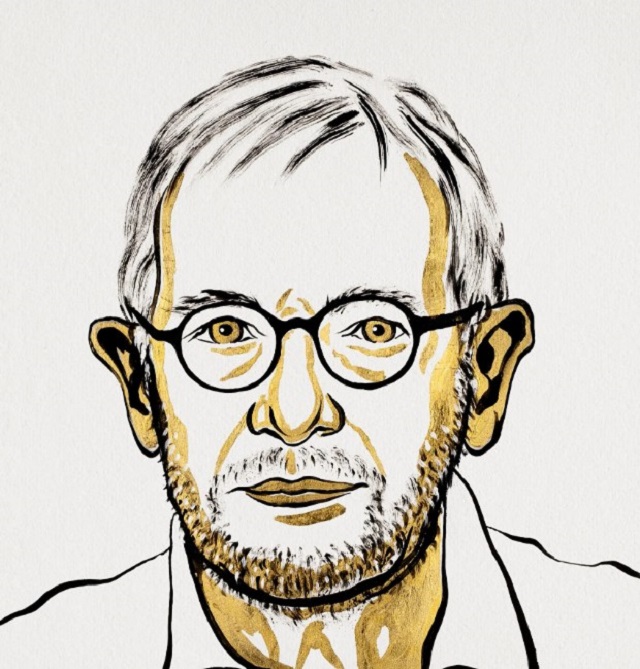 Франсис Халцен. Илюстрация: Niklas Elmehed/Nobel Prize Outreach
 - Нобел за физика за човека, направил 1 км лаборатория от лед