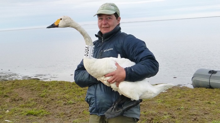 Орнитоложката София Розенфелд. Снимка: Личен архив/Дидие Вангелуве - Руска орнитоложка осъдена за дарения за борба срещу корупцията